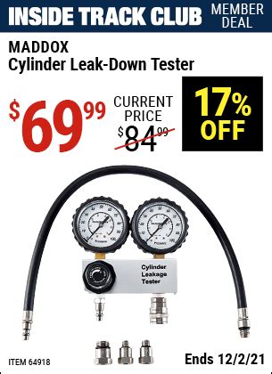 leak down tester kit|Coupons for MADDOX Cylinder Leak